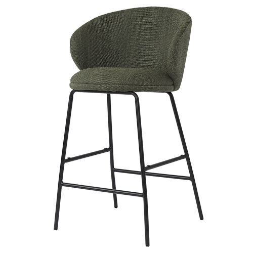 Стул полубарный comfy, рогожка, шпинат