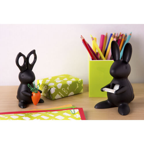 Диспенсер для скотча bunny, черный 2 Диспенсер для скотча bunny, черный 2
