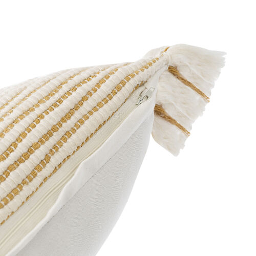 Чехол на подушку горчичного цвета clouds из коллекции ethnic, 35 6