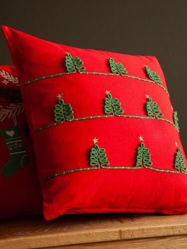 Чехол на подушку christmas forest из коллекции new year essentia 3