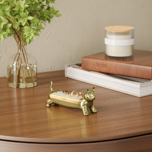 Держатель для колец ali cat, латунь 4