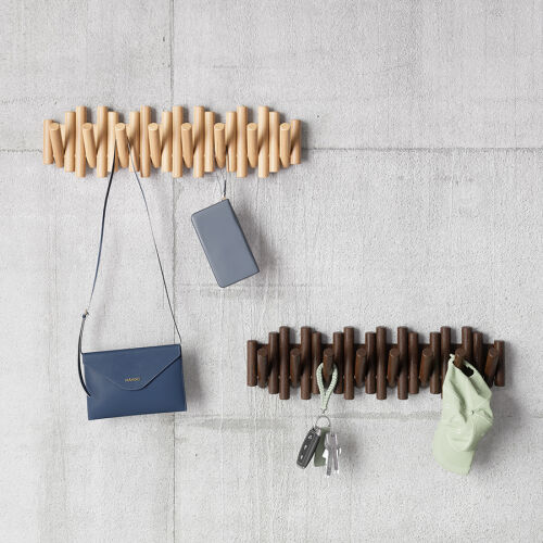 Вешалка настенная picket, 61 см, 8 крючков, натуральное дерево 4