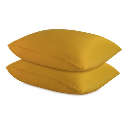 Комплект постельного белья из премиального сатина горчичного цве 7