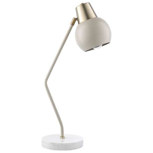 Лампа настольная rond, D18х60 см, бежевая 1