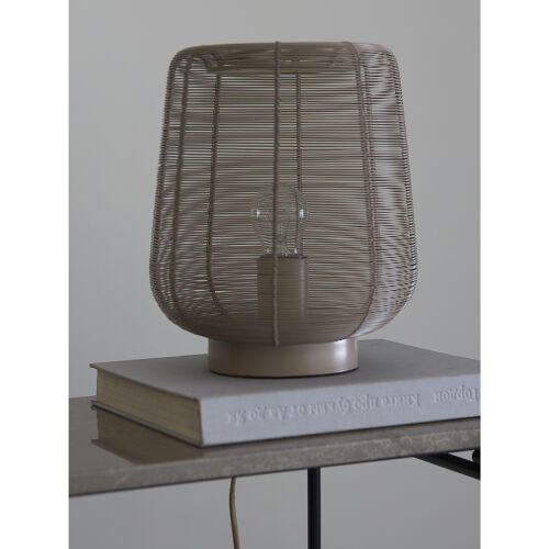 Лампа настольная vinger, D22х26 см, бежевая 4