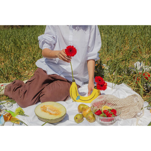 Ваза для цветов banana, 19 см, желтая 3 Ваза для цветов banana, 19 см, желтая 3