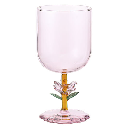 Бокал для вина herbal, 300 мл, розовый