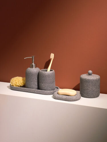 Подставка для ванных принадлежностей loup, графитовая 4