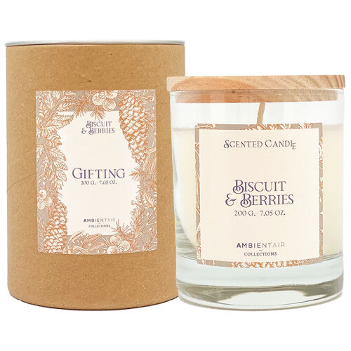 Свеча ароматическая gifting, bisquit&berries, 40 ч 1