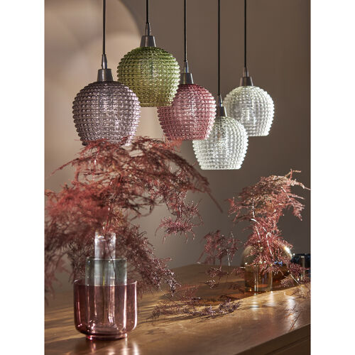 Светильник подвесной каскадный aurora, 110х18 см, сливовый/зелен 5