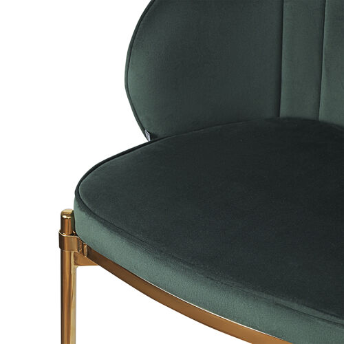 Стул полубарный coral, велюр, темно-зеленый 7