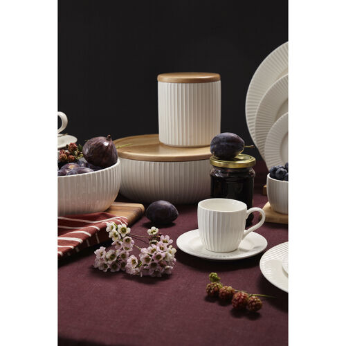 Набор чашек с блюдцами soft ripples, dual glazing, 125 мл, 2 шт. 3