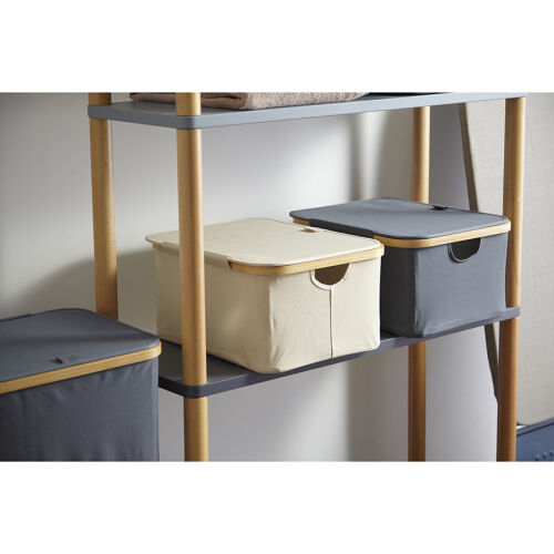 Корзина для белья neat low, 40x33x20 см, серая 2 Корзина для белья neat low, 40x33x20 см, серая 2