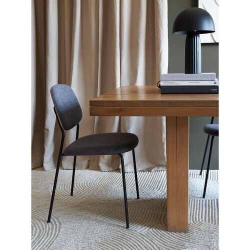 Стул tilla, рогожка, дымчато-серый 2