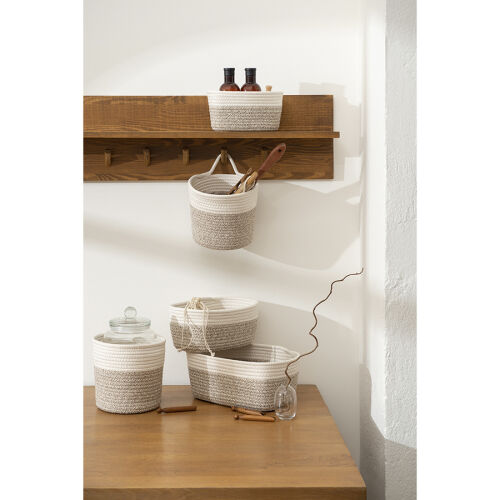 Кашпо gerd, D20х19 см, белое/светло-бежевое 2