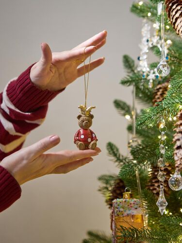 Набор ёлочных украшений classic christmas charm из коллекции new 6