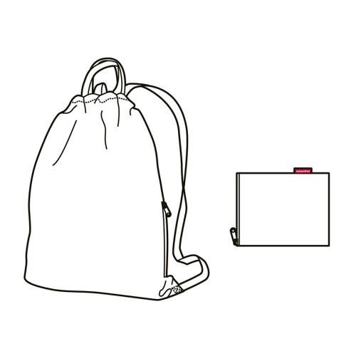 Рюкзак складной mini maxi sacpack glencheck red 4 Рюкзак складной mini maxi sacpack glencheck red 4