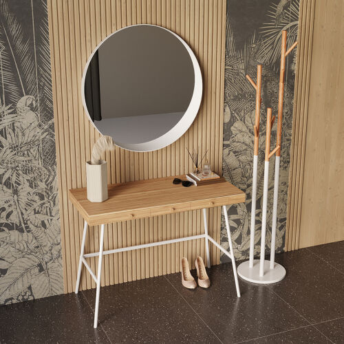 Вешалка напольная solheim, 171 см, белый мрамор/натуральное дере 5