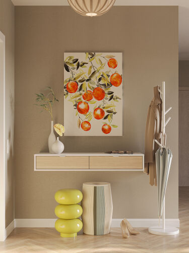 Табурет-столик swell, D33 см, лайм 4