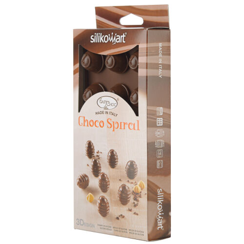 Форма для приготовления конфет choco spiral силиконовая 7