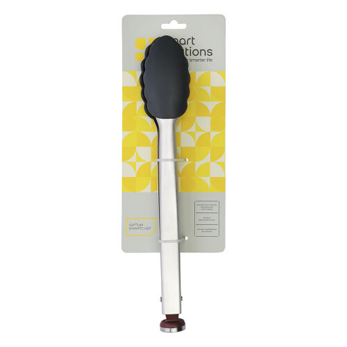 Щипцы кухонные smartchef, 33,5 см, серо-бордовые 7