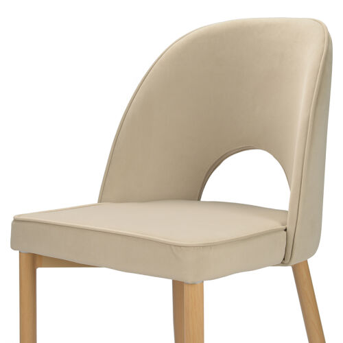 Стул evelyn, велюр, бежевый 3