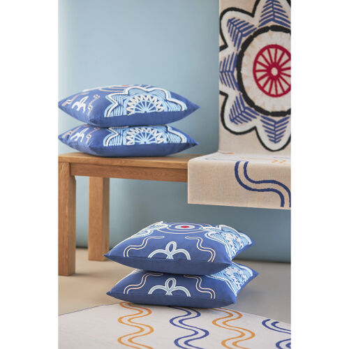 Плед из хлопка по мотивам эвенских орнаментов из коллекции cultu 5