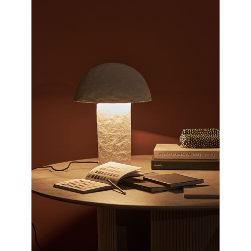 Лампа настольная texture sleek, D32x42 см, белая 2