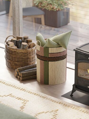 Корзина плетеная bongo nature из коллекции ethnic, размер l 7 Корзина плетеная bongo nature из коллекции ethnic, размер l 7