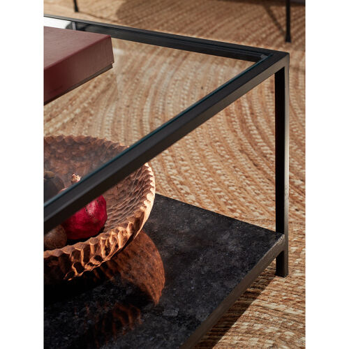 Столик журнальный mayen, 100х50 см, черный 2