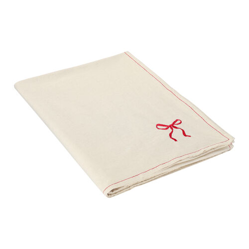 Скатерть fancy bows бежевого цвета из коллекции essential, 180х2 6