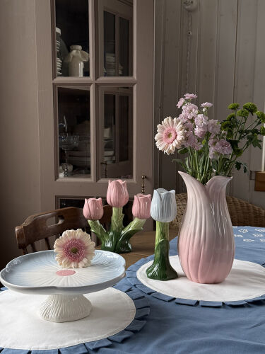 Подсвечник floret голубого цвета из коллекции blossom, 20 см 2