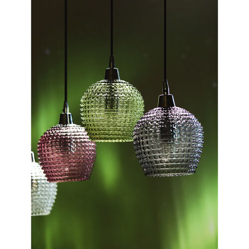 Светильник подвесной каскадный aurora, 110х18 см, сливовый/зелен 4