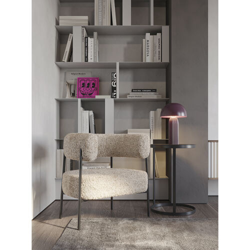 Кресло hugme, букле, миндальное молоко 7