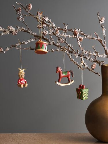 Набор ёлочных украшений classic christmas charm из коллекции new 2