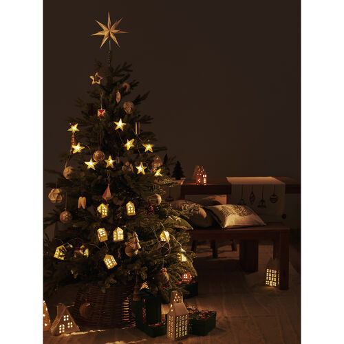 Набор елочных украшений из бумаги honeycomb festive из коллекции 5 Набор елочных украшений из бумаги honeycomb festive из коллекции 5
