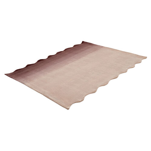 Ковер из шерсти over horizon цвета марсала из коллекции trendy r 5