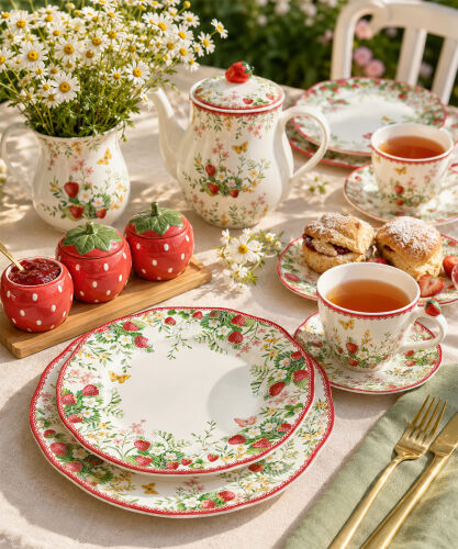 Тарелка обеденная jardin des fraises, D28 см 2