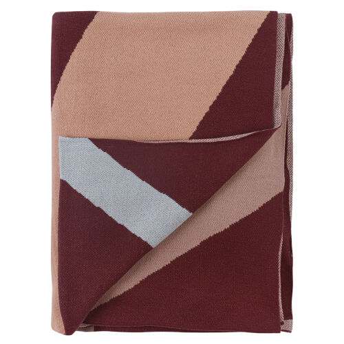 Плед из хлопка с рисунком tulip field из коллекции terra, 130х18 3