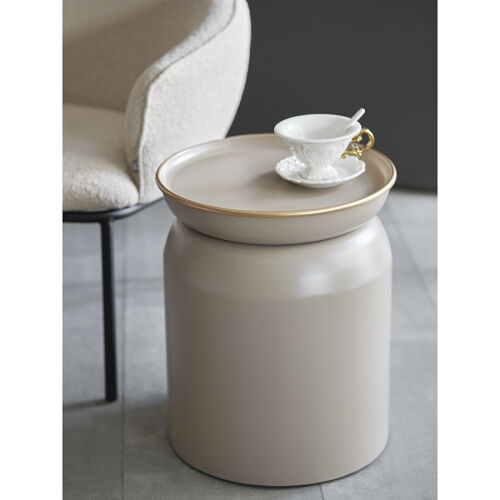 Столик журнальный ingvild, D38 см, бежевый 2