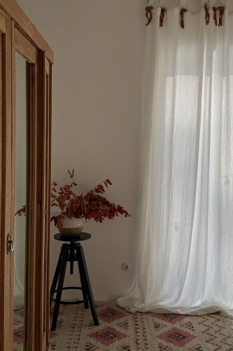 Ковер из джута и шерсти по мотивам башкирских орнаментов из колл 2