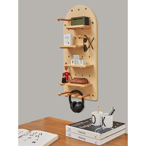 Пегборд shely, 38х80 см, светлое дерево 1