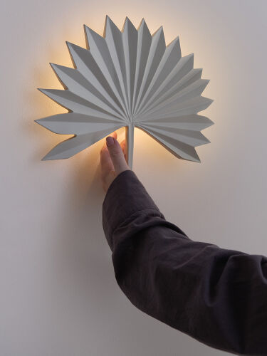 Светильник настенный palm leaf, 30х24 см, белый 2