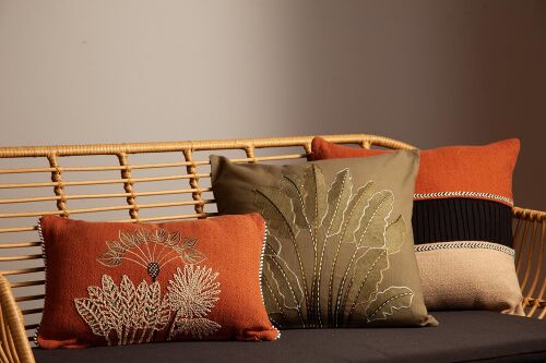 Чехол на подушку savanna leaf из коллекции ethnic, 45х45 см 2