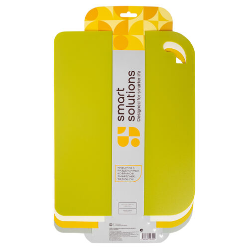 Набор из 4 разделочных ковриков smartchef, 28,5х36 см 7