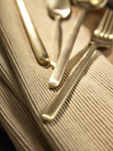 Набор столовых приборов pure, золотистые матовые, 24 пред. 7