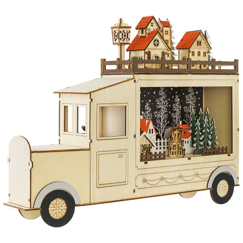 Декор новогодний с подсветкой festive truck из коллекции new yea 4 Декор новогодний с подсветкой festive truck из коллекции new yea 4