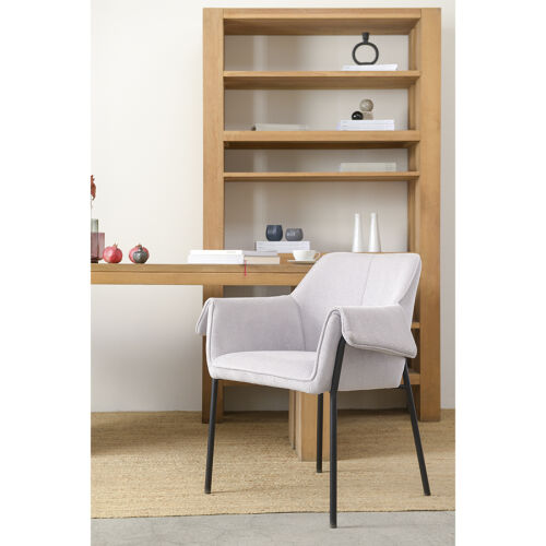 Стул aline, шенилл, светло-серый 6