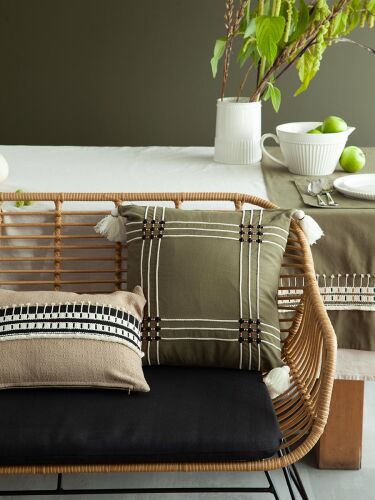 Чехол на подушку nomad grid из коллекции ethnic, 45х45 см 1