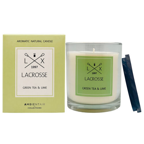 Свеча ароматическая lacrosse, green tea&lime, 60 ч 1 Свеча ароматическая lacrosse, green tea&lime, 60 ч 1
